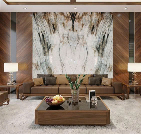 Tranh Đá Đối Xứng Thạch Anh HTS -PH66